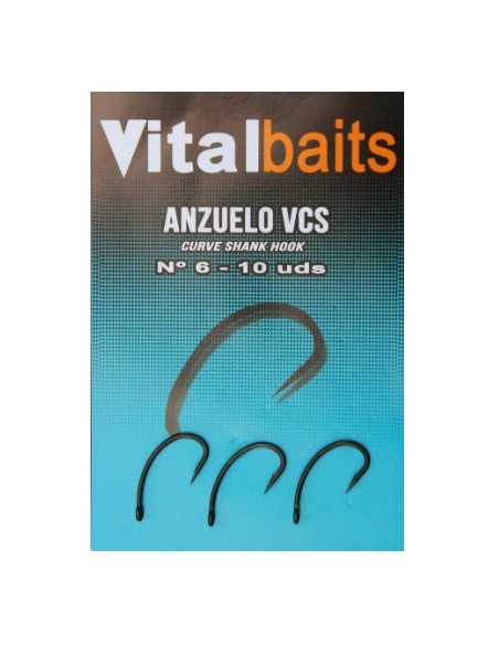 Vital baits VCS curvo teflon nº10 10unds