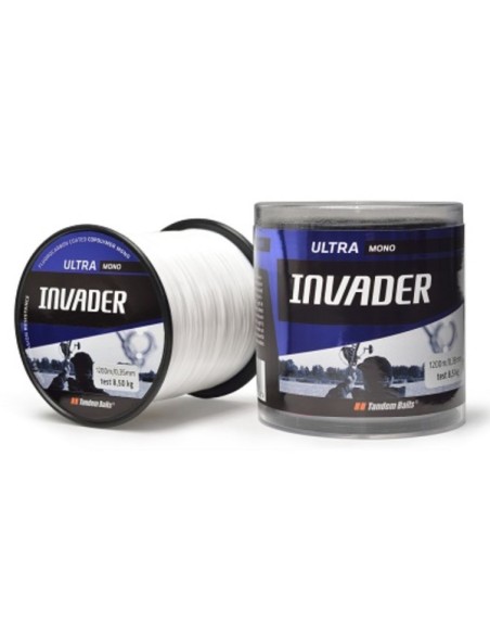 Tandem baits invader mono clear 0.33mm 1200m