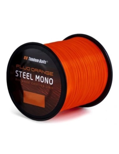 Tandem steel mono fluro orange 0.35mm 1200m