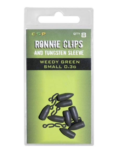 Esp ronnie clips and tungsten small green 8unds