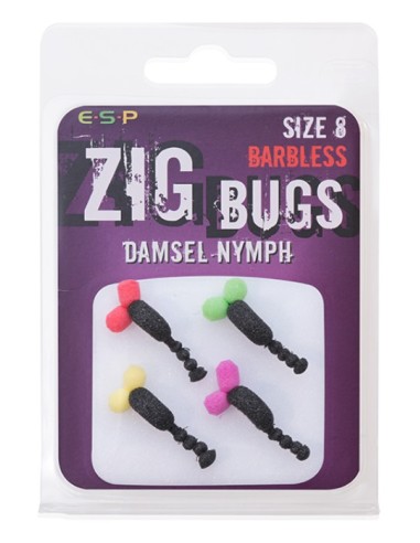 Esp zig bugs dansel nymph nº8 4unds