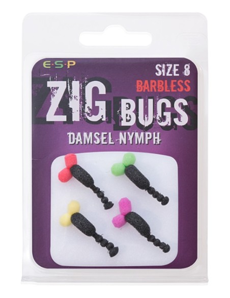 Esp zig bugs dansel nymph nº8 4unds