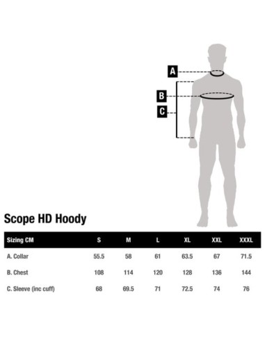 Nash scope hd hoody talla S