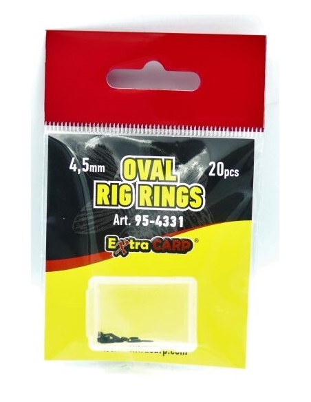 Extracarp oval rig rings 4.5mm 20unds