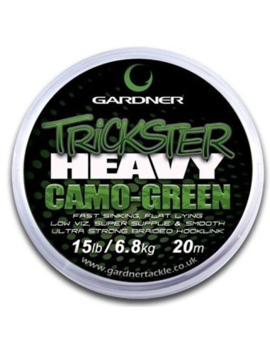 Gardner trickster heavy camo verde 30lb 20m