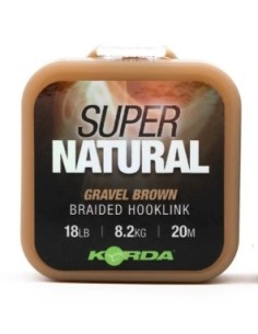 Korda super natural gravel brown 18lb 20m