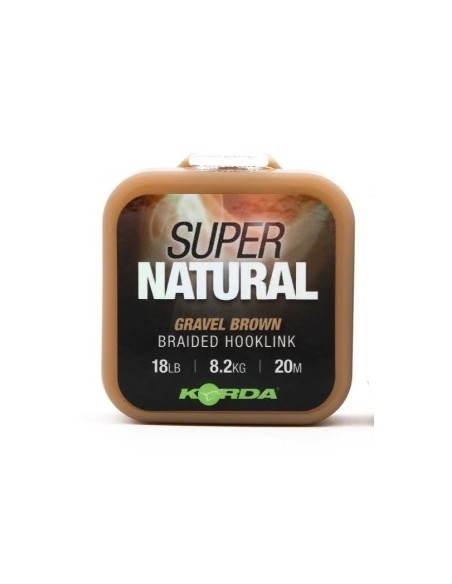 Korda super natural gravel brown 18lb 20m