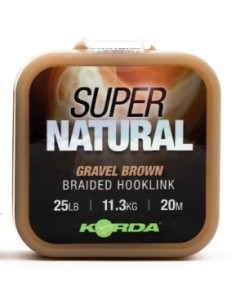 Korda super natural gravel brown 25lb 20m