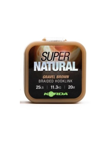Korda super natural gravel brown 25lb 20m