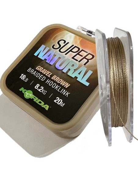Korda super natural gravel brown 25lb 20m