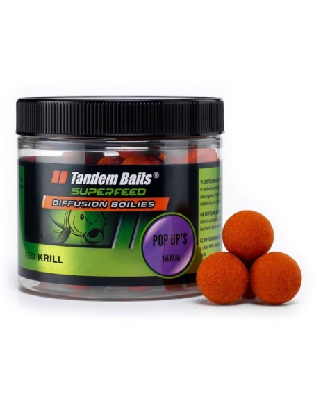 Tandem baits diffusion pop-up red krill 16mm