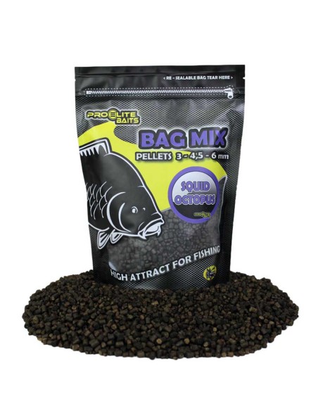 Proelite bag mix pellets squid octopus 3-4-6mm 800gr