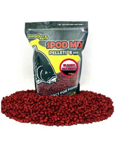Proelite spod pellets bloody mulberry 8mm 1.8kg