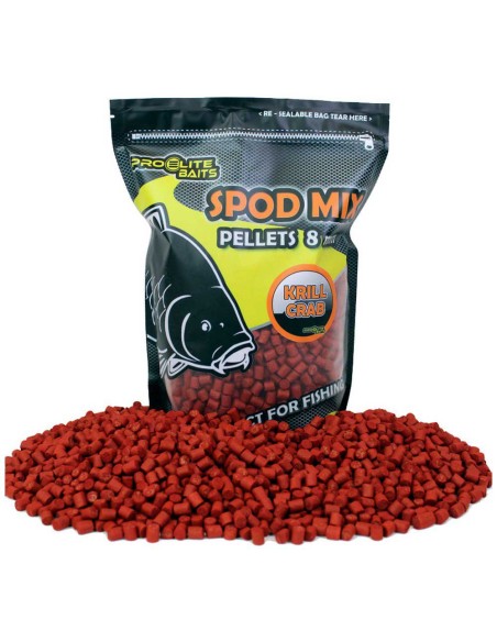 Proelite spod pellets krill crab 8mm 1.8kg