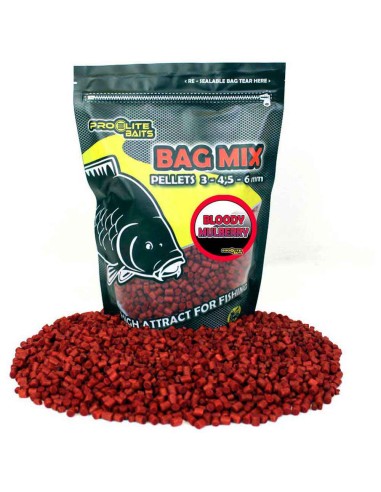 Proelite bag mix pellets bloody mulberry 3-4-6mm 800gr