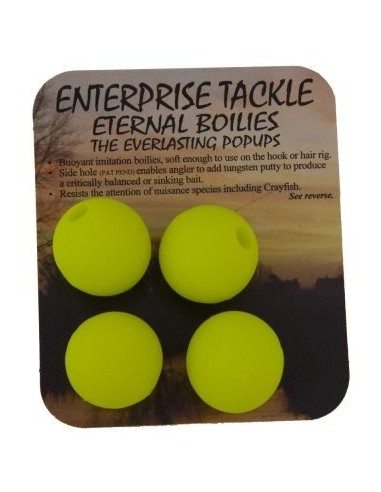 Enterprise eternal boilies amarillo fluro 18mm 4uds