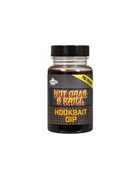 Dynamite baits dip concentrado hot crab & krill 100ml