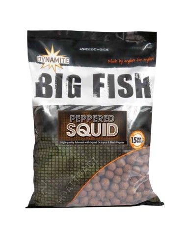 Dynamite baits peppered squid 20mm 1.8kgs