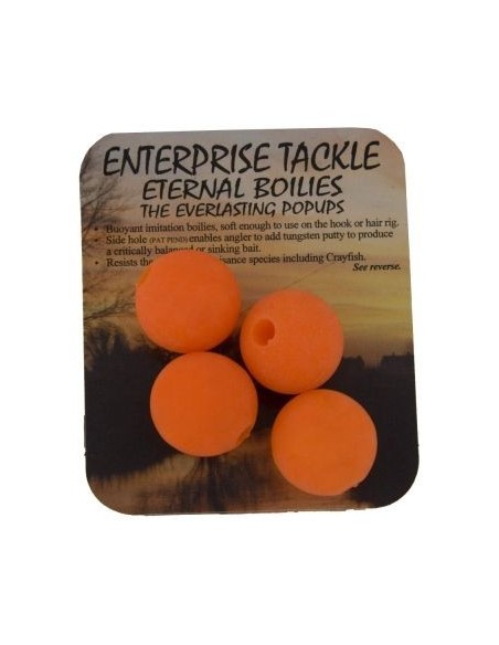 Enterprise eternal boilies naranja 18mm 4uds