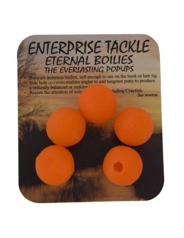 Enterprise eternal boilies naranja 15mm 5uds