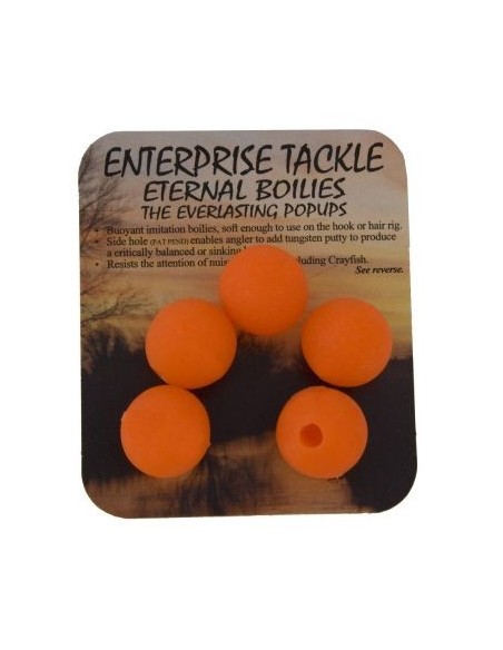 Enterprise eternal boilies naranja 15mm 5uds