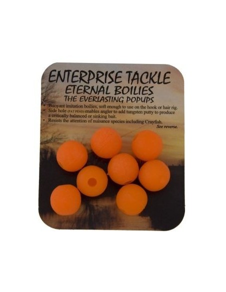 Enterprise eternal boilies naranja 12mm 8uds