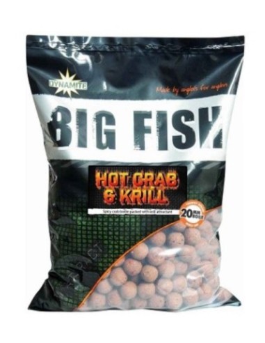 Dynamite baits hot crab&krill 5kg 20mm