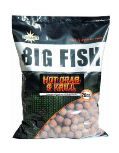 Dynamite baits hot crab&krill 5kg 20mm