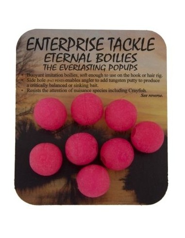 Enterprise eternal boilies rosa fluro 12mm 8uds