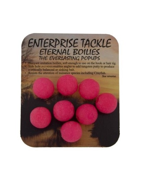 Enterprise eternal boilies rosa fluro 12mm 8uds