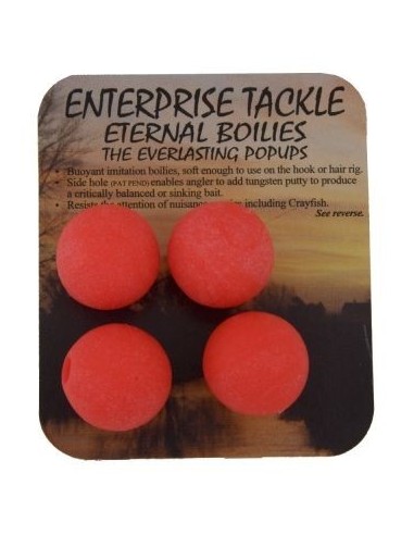 Enterprise eternal boilies rojos 18mm 4uds