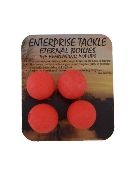 Enterprise eternal boilies rojos 18mm 4uds