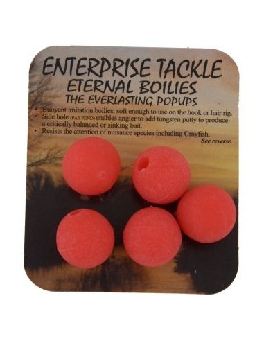 Enterprise eternal boilies rojos 15mm 5uds