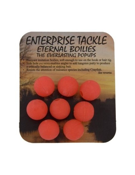 Enterprise eternal boilies rojos 12mm 8uds
