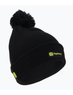 Ridgemonkey bobble beanie hat black 2