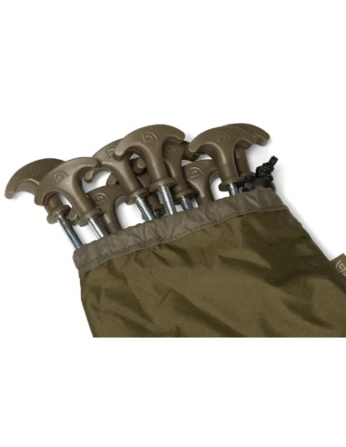 Trakker 8 inch bivvy pegs 10unds