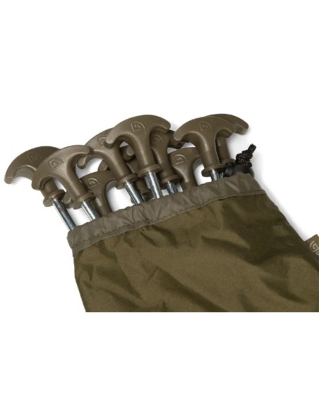 Trakker 8 inch bivvy pegs 10unds