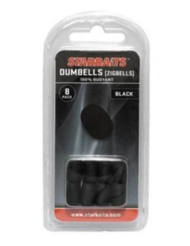 Starbaits zig dumbells negros  8unds