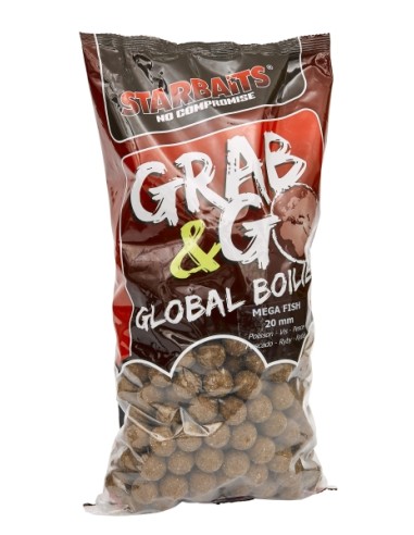 Starbaits boiles grag&g mega fish 20mm 2.5kg