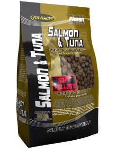 Fun fishing soft pellets salmon & tuna 800gr 5mm
