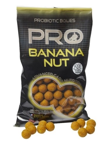 Starbaits probiotic banana nut 20mm 800gr
