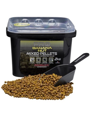 Starbaits pellets pro banana nut 2kg