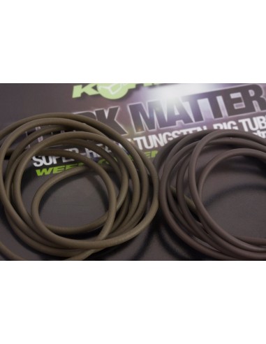 Korda dark ultra heavy tunsteno rig tube gravel brown 2m