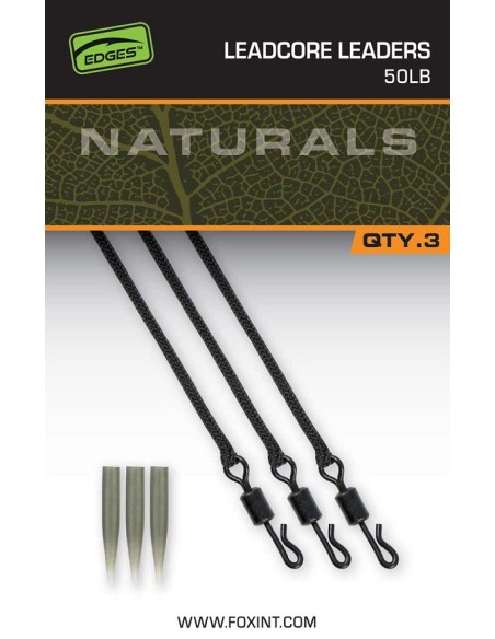 Fox natural leadcore leaders 50lb 3unds