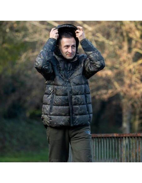 Nash ZT polar quilt jacket camo talla M