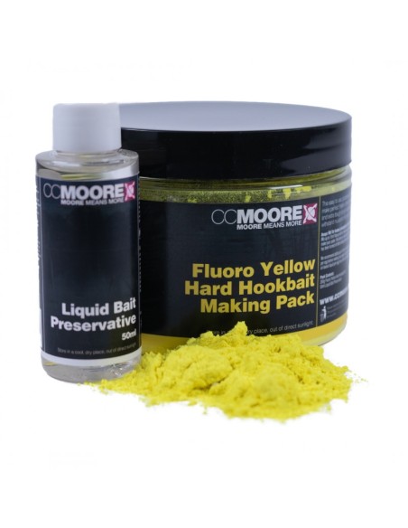 Cc moore hard hookbait making pack yellow 200gr