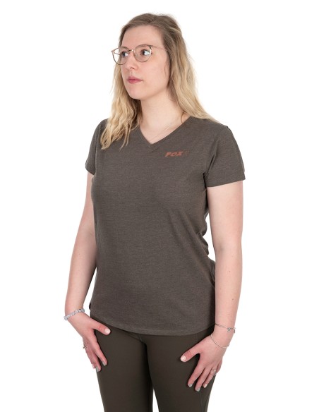 Fox t-shirt woman V neck talla XL