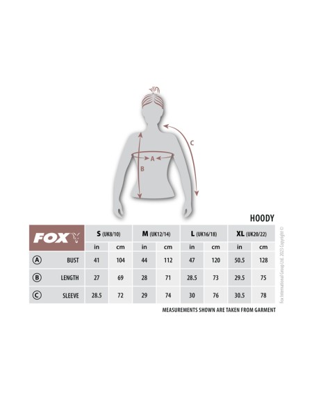 Fox zipped hoody woman talla S