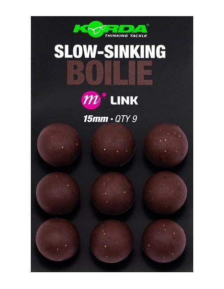 Korda boilies plastic wafter link 15mm 9unds