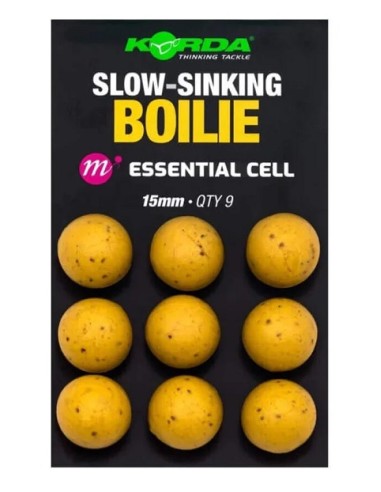 Korda boilies plastic wafter essential cell 15mm 9unds